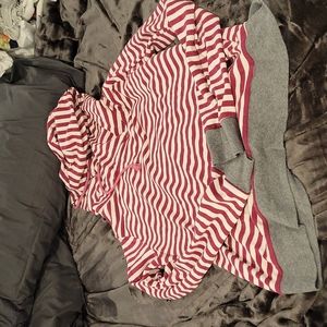 Ampersand Ave Striped Hoodie